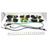 (7) Ratchet Straps & (3) Bungee Cords