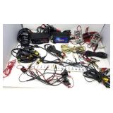Battery & Smart Chargers w/Misc Cords & Wire