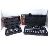 (2) Gear Wrench Metric XL Pass-Thru Ratchet Sets