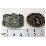 (2) Farmall Belt Buckles