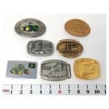 (7) John Deere Belt Buckles