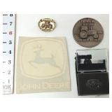 John Deere Tokens, Pin, & Decal