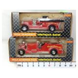1/30 1926 Seagrave & 1937 Ahrens-Fox Firetruck