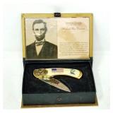 Abraham Lincoln Commemorative Pocket Knife