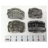 (4) Cargill Hybrid Seeds Belt Buckles