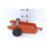 Vintage Manure Spreader - Orange