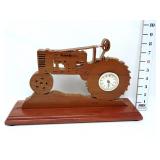 Wooden Carved John Deere Clock