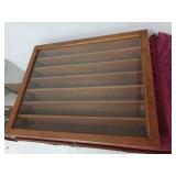 27" x 33" x 4 1/4" Glass Front Showcase