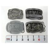 (4) Cargill Hybrid Seeds Belt Buckles