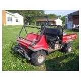 Kawasaki Mule, meter reads 2187 hours, 2 wheel
