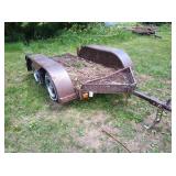 1991 Shop Built  Trailer, Tandem Axle, 4