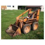 Case 1816 B Skid Loader w/extra fork & bucket,