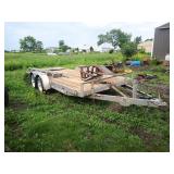 H & H tilt Trailer, titled