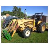 Ford 250C Industrial Tractor wLoader/bale, diesel,