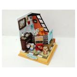4 1/2' 'Dream Bedroom' Diorama - Lighted