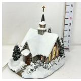 Thomas Kinkade - Christmas Chapel Sculpture