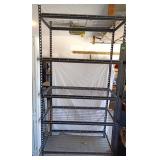Black Metal Shelving Unit