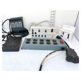 (3) Power Strips (1-w/ USB), (2) Outdoor
