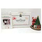 Rockwell Heirloom'Santa Decorates thr Tree'