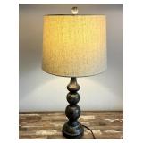 Table Lamp Base Painted To Resemble Wood