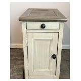 Side Table/Stand w/Built In Tray & Electrical