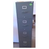 4 Drawer Gray File Cabinet