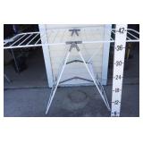 White Foldable Butterfly Clothes Drying Rack