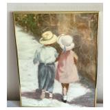 Framed Print of Boy & Girl by Ivan Anderson