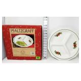 Pfaltzgraff Christmas Heritage 3 Section Dish