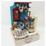 5 1/2' 'Flower Leisure Time' Diorama - Lighted