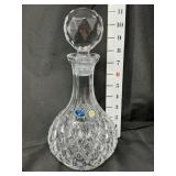 Bohemian Lead Crystal Decanter