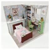 4 1/2' Bedroom Diorama - Lighted