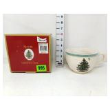 Spode Christmas Tree Jumbo Cup w/Lid NIB