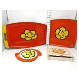 Nasco 'Flamingo Platters & Cheese Server