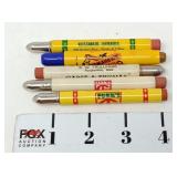 (5) Seed Corn Bullet Pencils