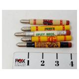 (5) Seed Corn Bullet Pencils