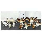 Miniature Bone China Owls