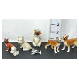 Miniature Bone China Dogs