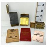 Vintage Lighter Case and Match Holders