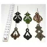 (6) Wall Receipt Holders