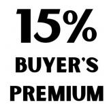 There is a 15% Buyers Premium