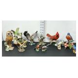 (12) Ceramic Bird Figures