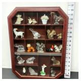 Shadowbox Glass Case with Miniatures