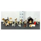 Miniature Bone China Dogs