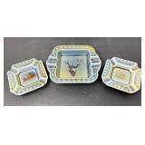 Wade Co. Armagh Irish Porcelain Ashtrays
