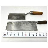 (2) Vintage Meat Cleavers -(1) Chinese