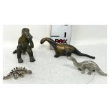 Dinosaur Pewter Figures One longneckï¿½s tip of