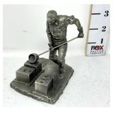 1978 Pewter Sculpture ï¿½The Foundry Workerï¿½ - Ron