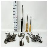 Button Hooks -Advertising & Decorative