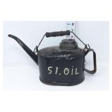 Vtg Eagle - Metal Railroad Kerosene Can or